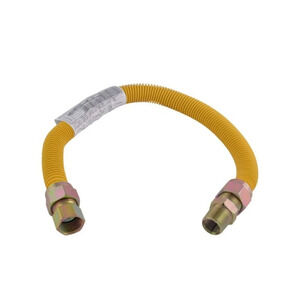 NEW EASTMAN 24-in 3/4-in Fip Inlet x 3/4-in Mip Outlet Stainless Steel Gas Conne